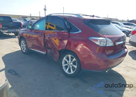 2010 Lexus Rx 350 z USA, uszkodzony, nr VIN 2T2ZK1BA2AC027538